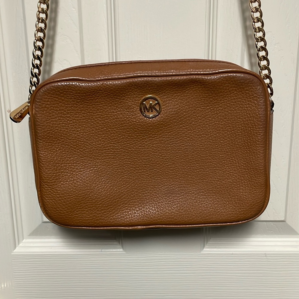 Michael Kors brown crossbody handbag